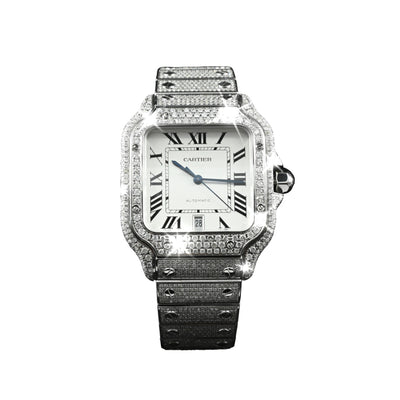 Cartier Santos Iced Out